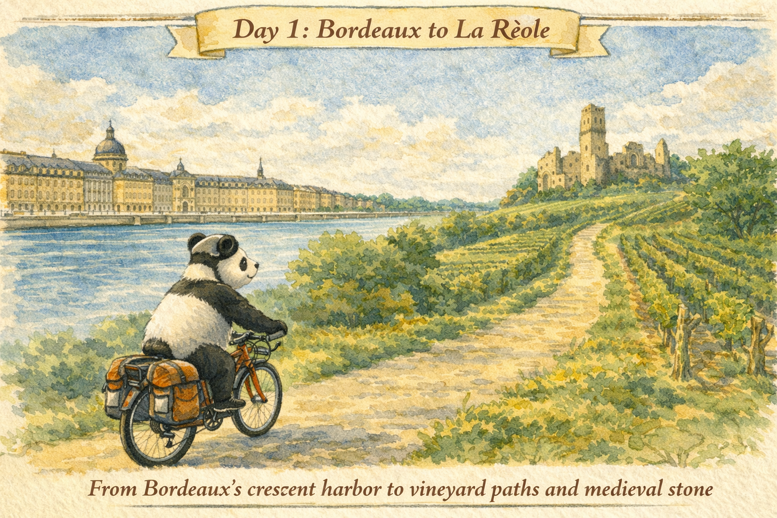 Panda illustration for Day 1